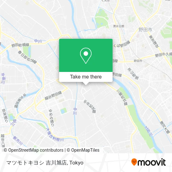 マツモトキヨシ 吉川旭店 map