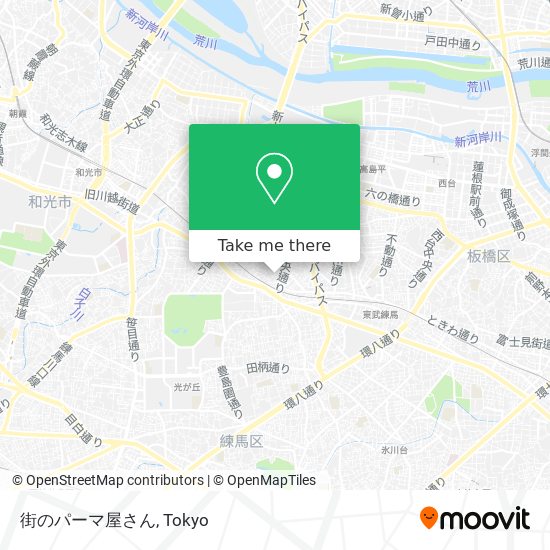 街のパーマ屋さん map