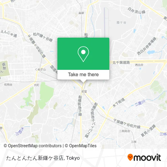 たんとんたん新鎌ケ谷店 map