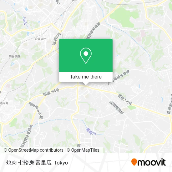 Yakiniku Shichirin Yakiniku Tomisato Branch map