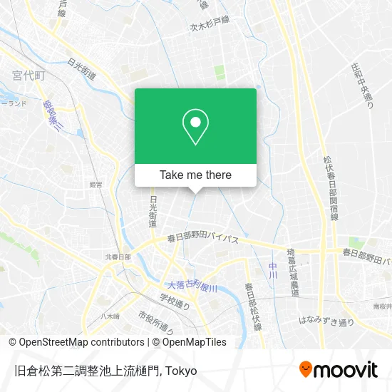旧倉松第二調整池上流樋門 map