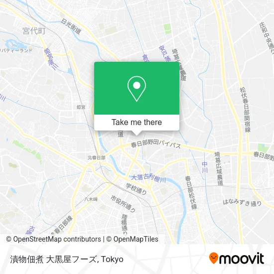 漬物佃煮 大黒屋フーズ map