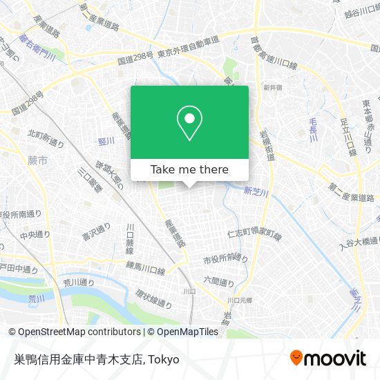 巣鴨信用金庫中青木支店 map