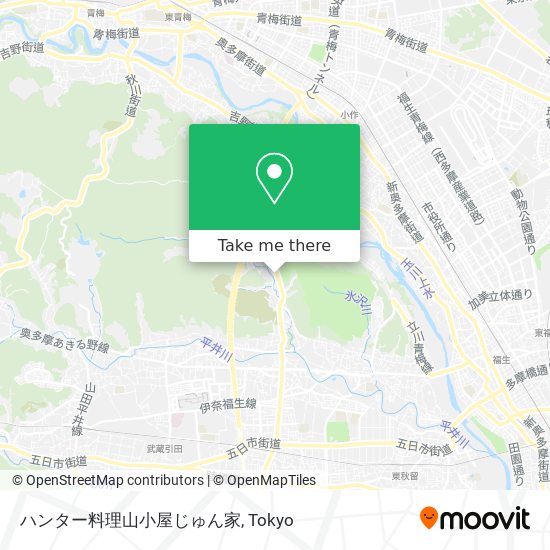 ハンター料理山小屋じゅん家 map