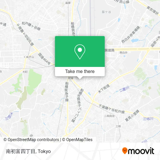 南初富四丁目 map