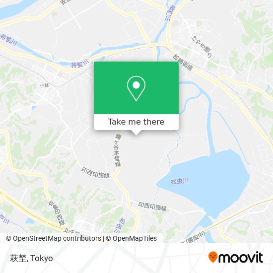 萩埜 map