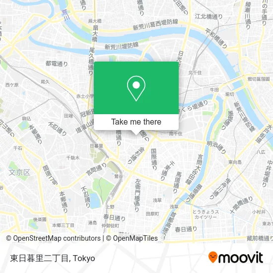 東日暮里二丁目 map