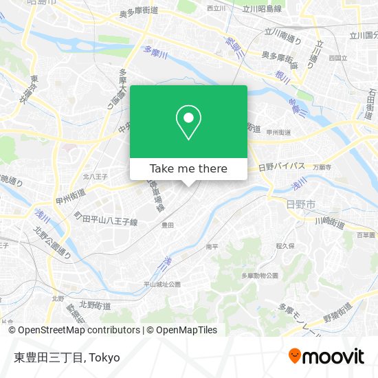 東豊田三丁目 map