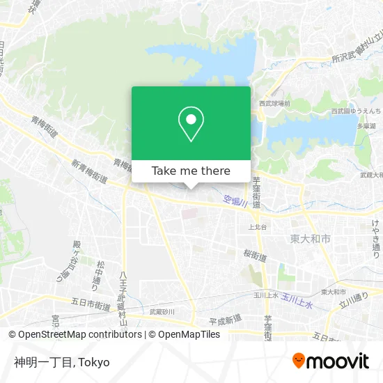 神明一丁目 map