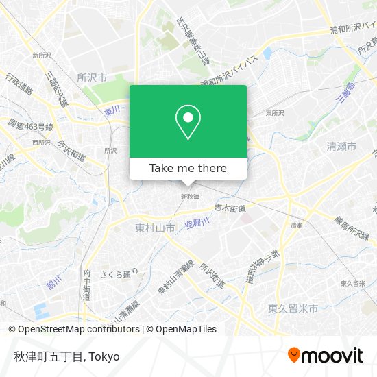 秋津町五丁目 map