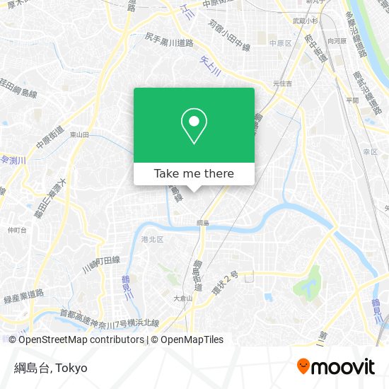 綱島台 map