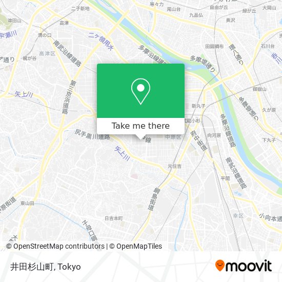 井田杉山町 map