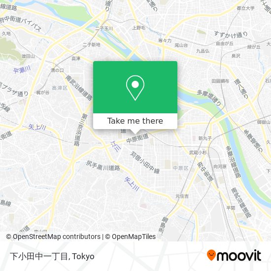 下小田中一丁目 map