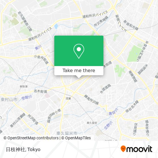 日枝神社 map