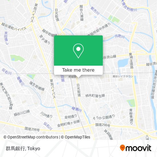 群馬銀行 map