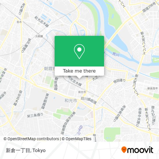 新倉一丁目 map