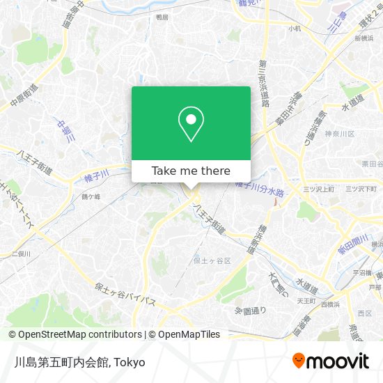 川島第五町内会館 map