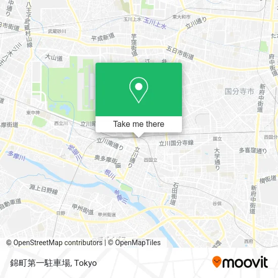 錦町第一駐車場 map
