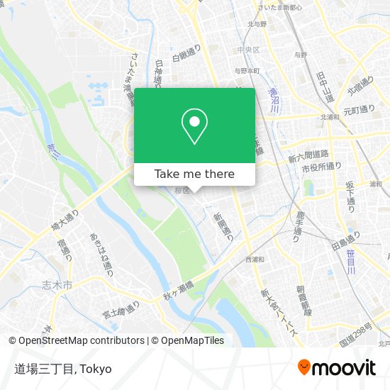 道場三丁目 map