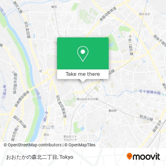 おおたかの森北二丁目 map