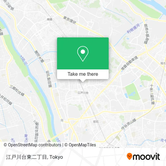 江戸川台東二丁目 map