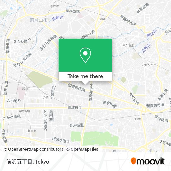 前沢五丁目 map