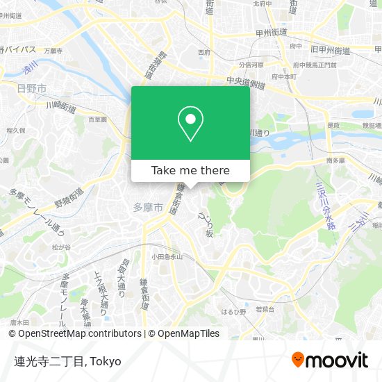 連光寺二丁目 map