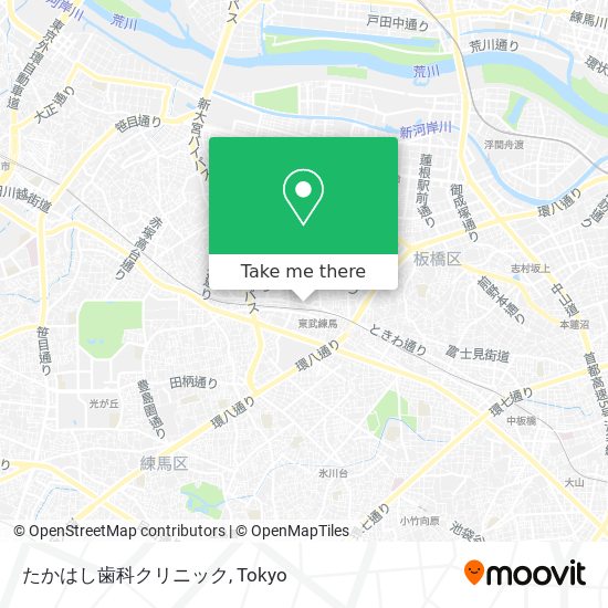 たかはし歯科クリニック map