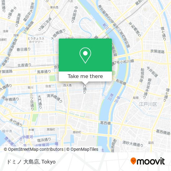 ドミノ 大島店 map