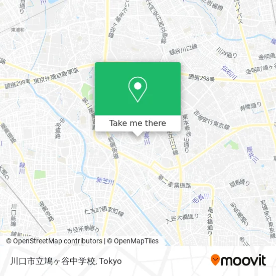 川口市立鳩ヶ谷中学校 map