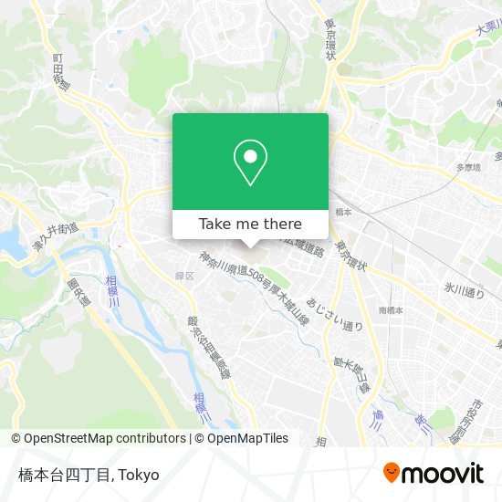 橋本台四丁目 map
