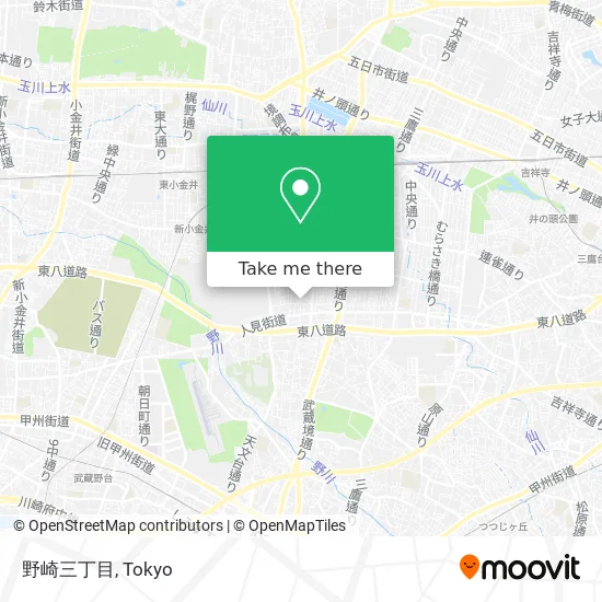 野崎三丁目 map