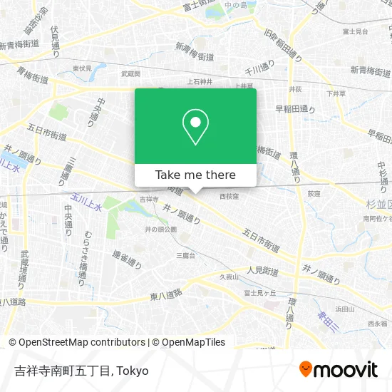 吉祥寺南町五丁目 map