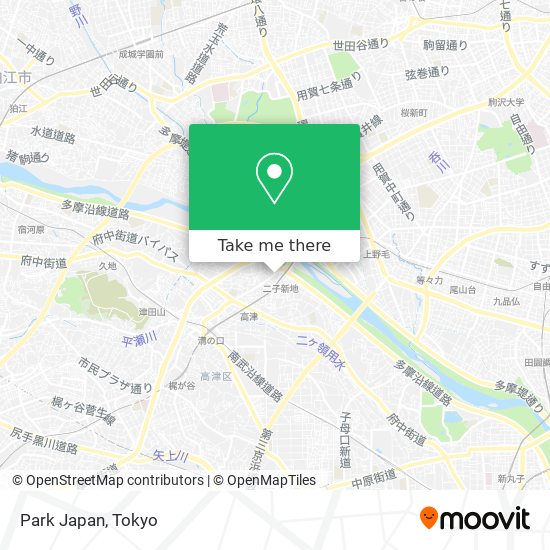 Park Japan map