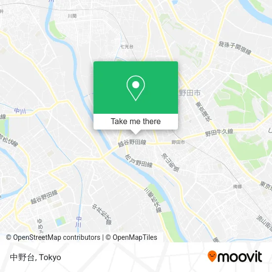 中野台 map