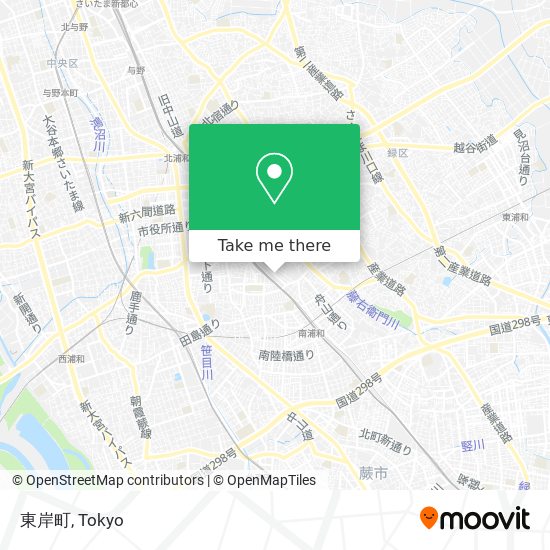 東岸町 map