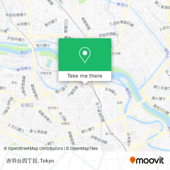赤羽台四丁目 map