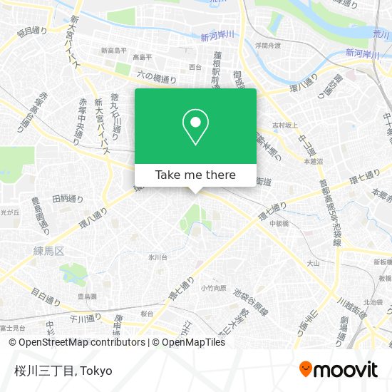 桜川三丁目 map