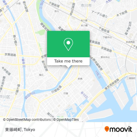 東篠崎町 map