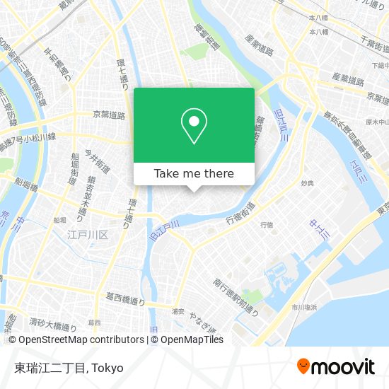 東瑞江二丁目 map