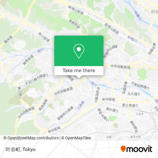 叶谷町 map