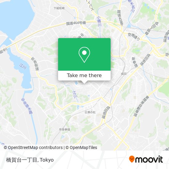 橋賀台一丁目 map