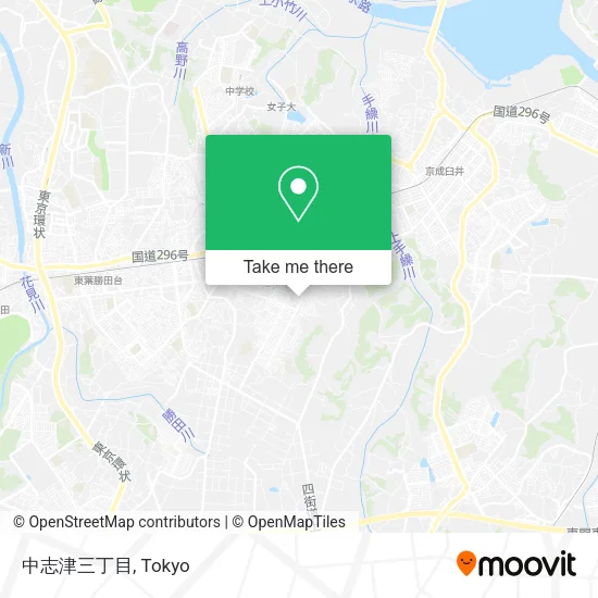 中志津三丁目 map