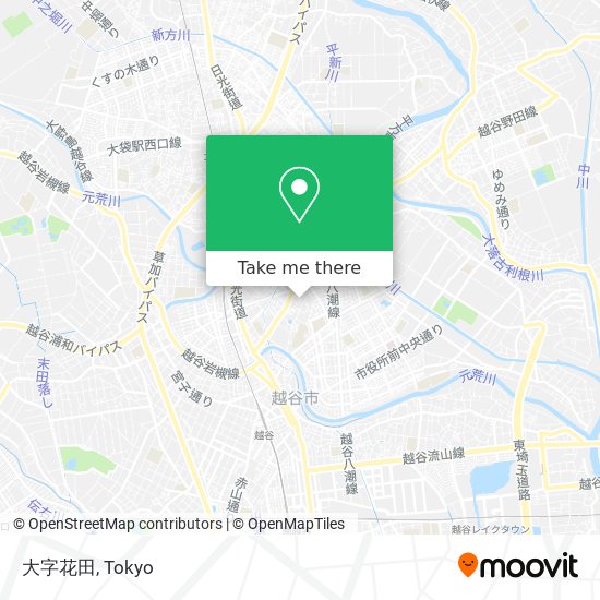 大字花田 map