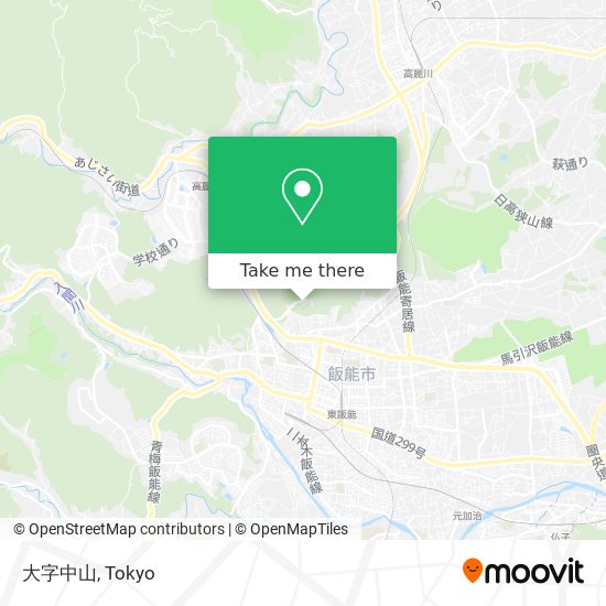 大字中山 map