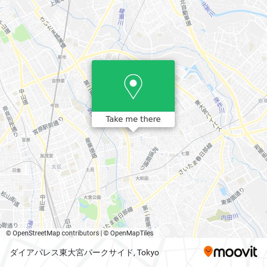 ダイアパレス東大宮パークサイド map