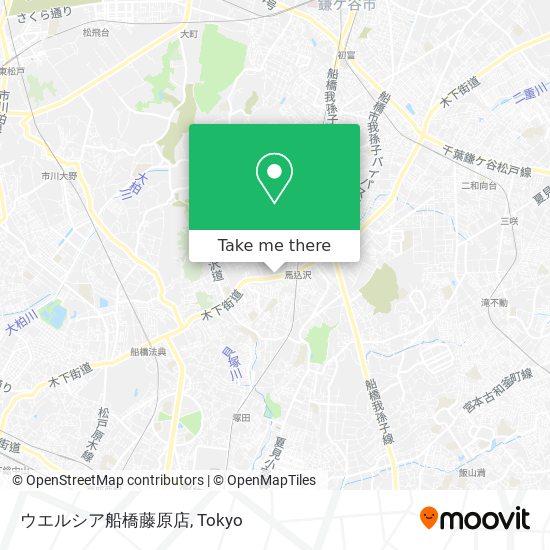 ウエルシア船橋藤原店 map