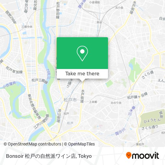 Bonsoir 松戸の自然派ワイン店 map