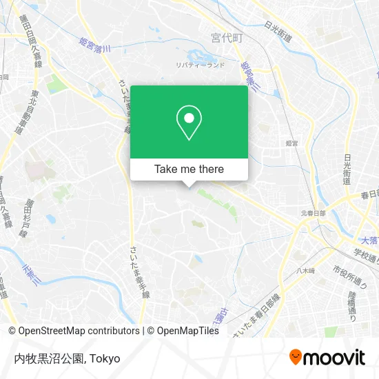 内牧黒沼公園 map