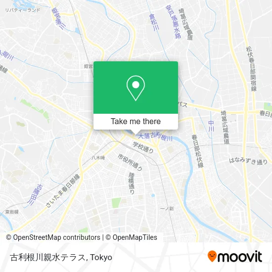 古利根川親水テラス map